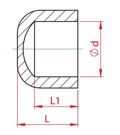 Capac PPR alb, Ø20