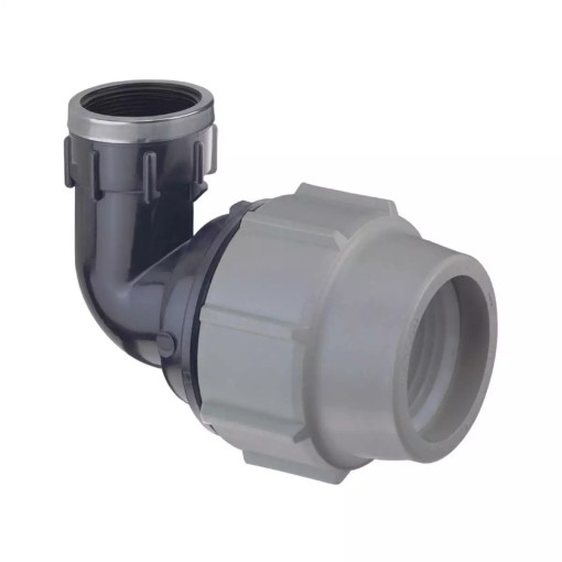 Cot PEHD, Ø50 mm x 1 1/2 I, 90º, PN16, Plasson