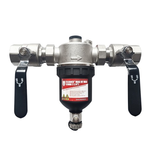 Filtru magnetic pentru instalatia de incalzire CLEANEX MAG HF MAX - 1 1/4" (35MM)
