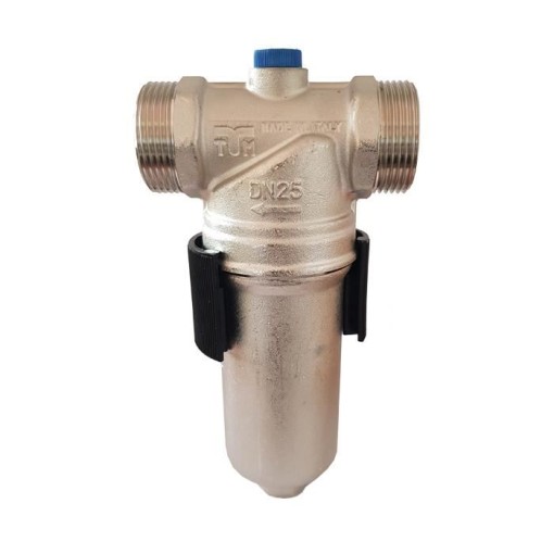 Filtru magnetic TIEMME 1" - 1 1/4", montaj sub centrala, 95 °C, 10 bar, robinet purjare