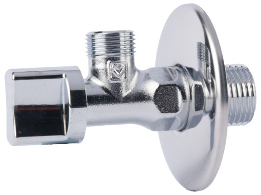 Robinet coltar cu bila HERZ, FE 1/2" - FE 3/4", PN 16, pentru apa cu sfera sub lavoar