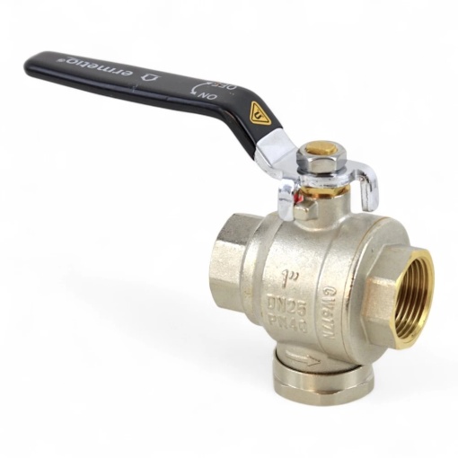 Robinet cu bila Ermetiq, filtru sita si magnet, 3 in 1, 1 1/4", PN40, alama