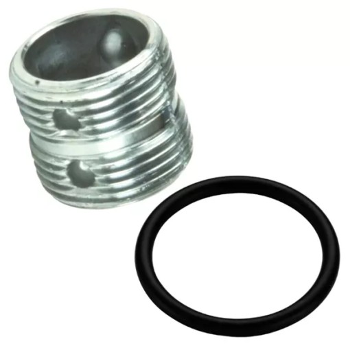 Set niplu cu garnitura pentru elementi de aluminiu Fondital Garda 1200-2000, 530102+521012