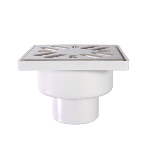 Sifon pardoseala vertical Ø50 mm, 100 x 100 mm, gratar inox, STYRON STY50950