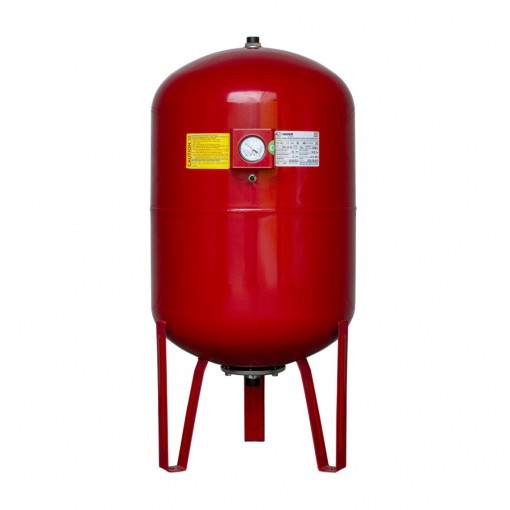 Vas de expansiune cu manometru, ⌀ 460 mm, vertical, 150 litri, Termax