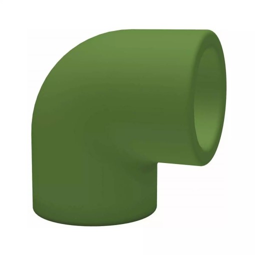 Cot teava PPR, Ø 90 mm, 90 grade, PN25, verde