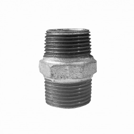 Niplu zincat FE-FE Ø 1 1/4"