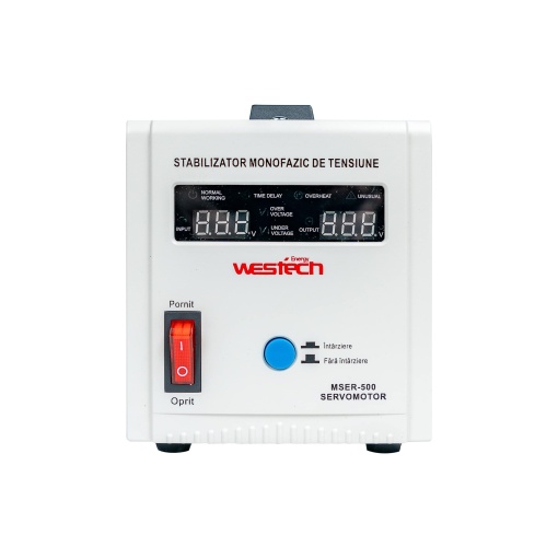 Stabilizator cu servomotor WESTECH MSER 500 VA-V2