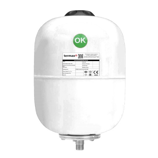 Vas expansiune 12 litri Termax pentru instalatii solare, Ø 215 mm, 1/2"
