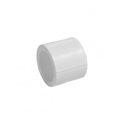 Mufa teava PPR alb, Ø 63 mm, PN25