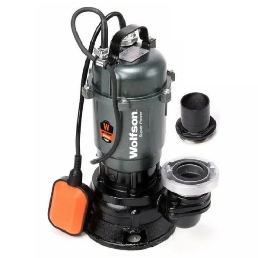 Pompa submersibila apa murdara cu plutitor WOLFSON TP-3100, 1300 W, 2”,cablu 8 m, fonta, adancime absorbtie 6 m