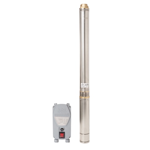 Pompa submersibila centrifugala multietajata Wasserkonig, diametru 3.5", putere 1800 W, debit 5640 l/h, inaltime refulare 110 m, SI11094/3.5