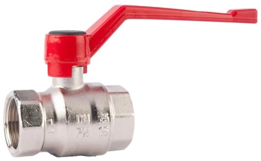 Robinet cu bila HERZ cu olandez, FI-FE Ø 1 1/2" , PN25, actionare fluture