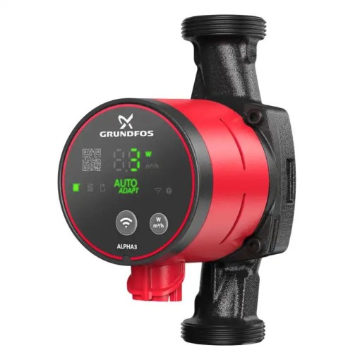 Pompa de circulatie Grundfos Alpha3 32-80 180, H max. 8 m, Q max. 4 mc/h, PN 10, 230V