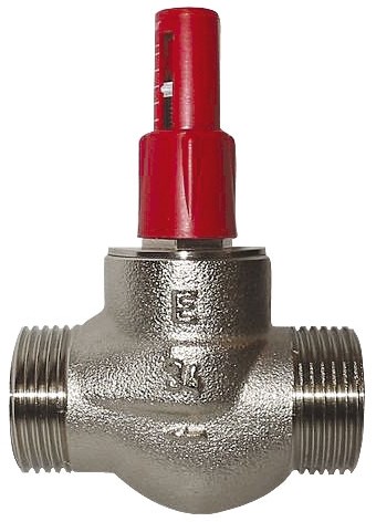 Robinet drept HERZ, FE-FE 1", DN20, de descarcare la presiune diferentiala