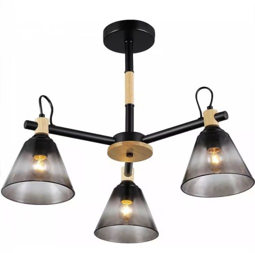 Lustra Quark cu 3 surse de iluminat, E27, IP20, model 06781/3