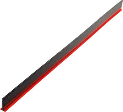 Profil imbinare miscare TECEfloor 10 x 100 cu picior autoadeziv, 10 x 1800 mm, 77630010
