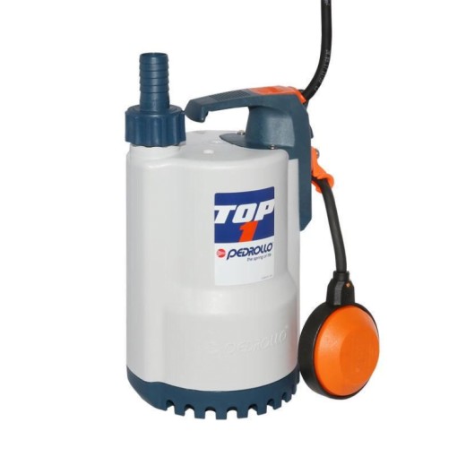 Pompa submersibila Pedrollo TOP 1 pentru ape curate, putere 250 W, 0.33 HP, debit 160 l/min, pompare 6 m