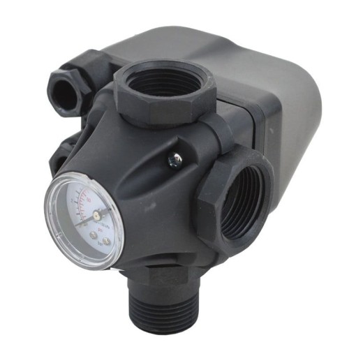 Presostat mecanic, cu manometru, 1.4-2.8 bar, PMW114, Everline