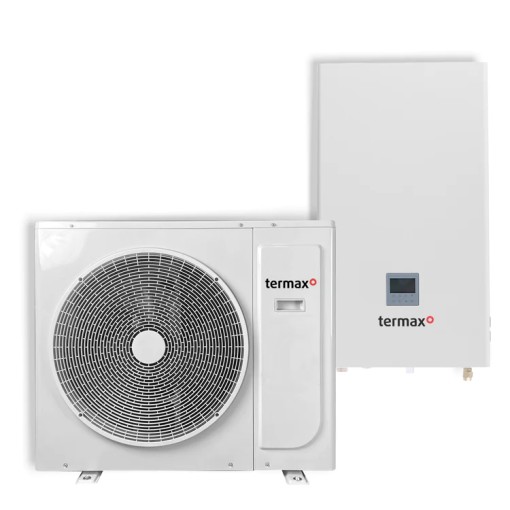 Pompa de caldura Termax 8 kW, Split, Wi-Fi, Alimentare Monofazica, Aer-Apa, Compresor Mitsubishi, Inverter