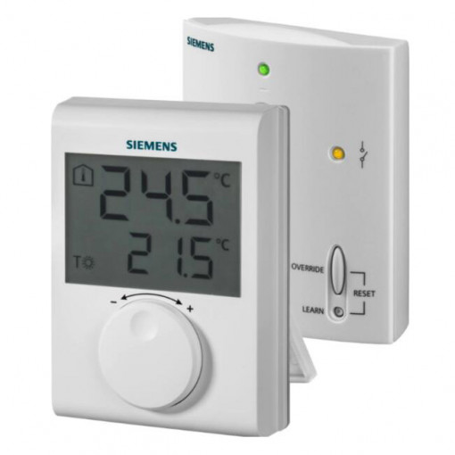 Termostat RF SIEMENS, Wireless, neprogramabil, pentru centrala termice