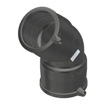 Cot electrofuziune, Ø75 mm, 45º, PN16