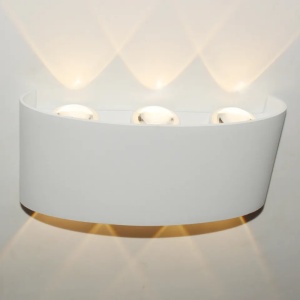 Aplica cu led, exterior, lumina calda, 2056/3 (Alb) - Img 3