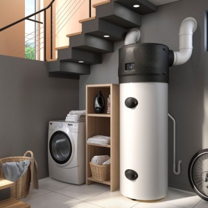 Boiler cu pompa de caldura cu serpentina Tesy AquaThermica Pro HPWH 4.11 FS 200 U01 S, pentru apa calda menajera, clasa energetica A+, 200 litri - Img 2