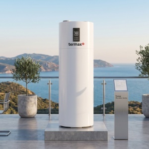 Boiler cu pompa de caldura Termax 200 litri, Montaj pe pardoseala, R290, Wi-Fi, A+ - Img 2