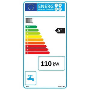 Centrala/Cazan pe lemn Termax cu ardere normala, putere 110 kW, volum manta apa 210 litri cu ventilator - Img 2