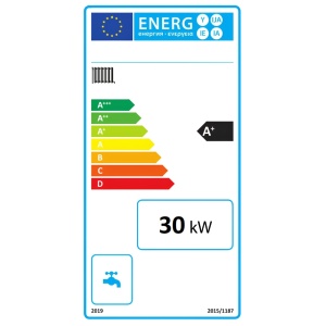 Centrala cu peleti Termax Compact 30 kW, 200 mp, buncar peleti 90 kg, volum apa 70 litri, diametru cos fum ⌀80 mm, vas expansiune si pompa recirculare incluse - Img 2