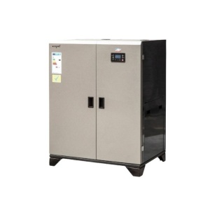 Centrala cu peleti Termax New 36 kW, 240 mp, buncar peleti 50 kg, volum apa 60 litri, diametru cos fum Ø128 mm