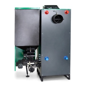 Centrala mixta lemn/pelet Termax 25 kW, 160 mp, volum manta apa 80 litri, diametru cos fum Ø130 mm - Img 3