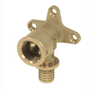 Cot alunecator alama, cu suport, TECEflex, Ø 16 x 1/2" FI, 768516