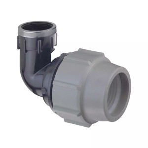 Cot PEHD, Ø50 mm x 1 1/2 I, 90º, PN16, Plasson
