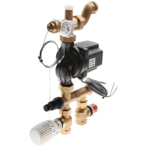 Grup amestec si pompare, cu pompa electronica TECEfloor SLQ, 20 - 55 °C. cu cap termostatic, 77450000