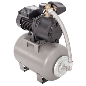Hidrofor cu pompa autoamorsanta Wasserkonig, fonta, putere 1150 W, debit 4320 l/h, inaltime refulare 55 m, vas de expansiune 24 litri, WSK4355-25 - Img 1
