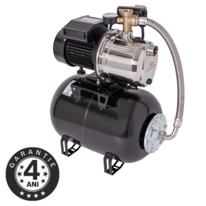 Hidrofor cu pompa autoamorsanta Wasserkonig IL558225, corp inox, putere 1300 W, 9 m, debit 4920 l/h, inaltime refulare 55 m, vas de expansiune 24 litri - Img 3