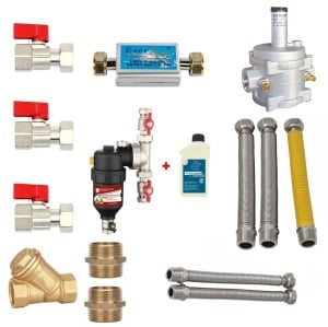Kit complet armaturi montaj centrala Ariston / Fondital / Newatherm