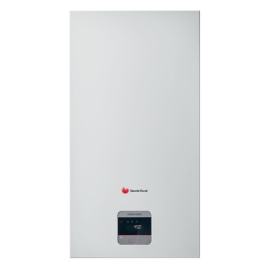 Pachet centrala termica pe gaz/GPL in condensare Saunier Duval IsoTwin Condens T35, 35 kW, cu boiler incorporat 42 litri, clasa energetica A, kit evacuare inclus + Montaj + PIF (valabil pentru NEAMT, IASI si BARLAD) - Img 2
