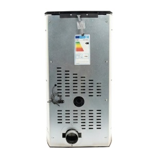 Pachet economic - Soba pe peleti KOPH PD 8 kW, cu aer cald, buncar peleti 8 kg, 50 mp, Crem + Stabilizator tensiune + Aspirator cenusa 1000W + Cos fum inox de interior ⌀80 mm - Img 7