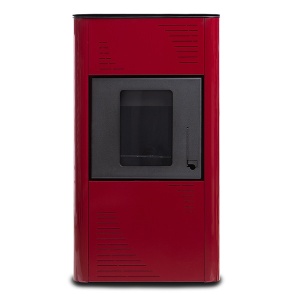Termosemineu cu peleti Termax Kamin PM 15 kW, Bordo
