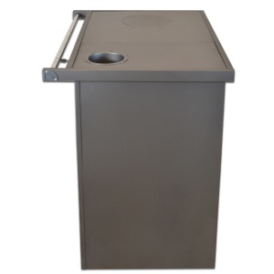 Pachet Termosoba pe lemn Termax Voinic, 12.05 kW, evacuare pe dreapta, cuptor integrat, randament 85.29%, 80 m², Antracit, Grup siguranta, Pompa recirculare si Boiler termoelectric Tesy 80 litri - Img 5