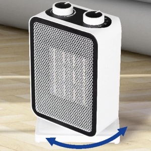 Radiator ceramic Home FK 51,1500 W, 2 trepte de putere, alb - Img 2