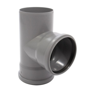 Ramificatie polipropilena, pentru scurgere, Ø 40/40 mm, 87°