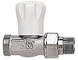Robinet tur HERZ FE 1/2" drept, EK, cu ventil