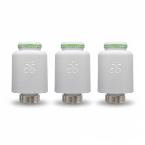 Set 3 bucati Cap termostatic KOPH pentru radiatoare, M30 x 1.5, adaptabil, Smart Wi-Fi