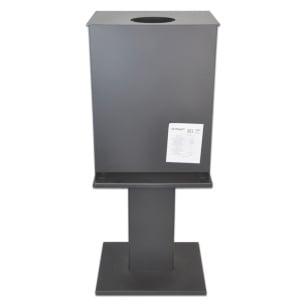 Soba pe lemn Termax Vesta cu picior, 9.47 kW, randament 84.32%, 60 m², Antracit - Img 4