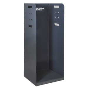 Suport lemne foc metalic Termax XL cu design vertical si robust, 100 x 40 x 36 cm - Img 2