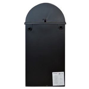 Termosemineu pe lemn Termax Faurar, 11.52 kW, randament 85.59%, 75 m², Negru - Img 4